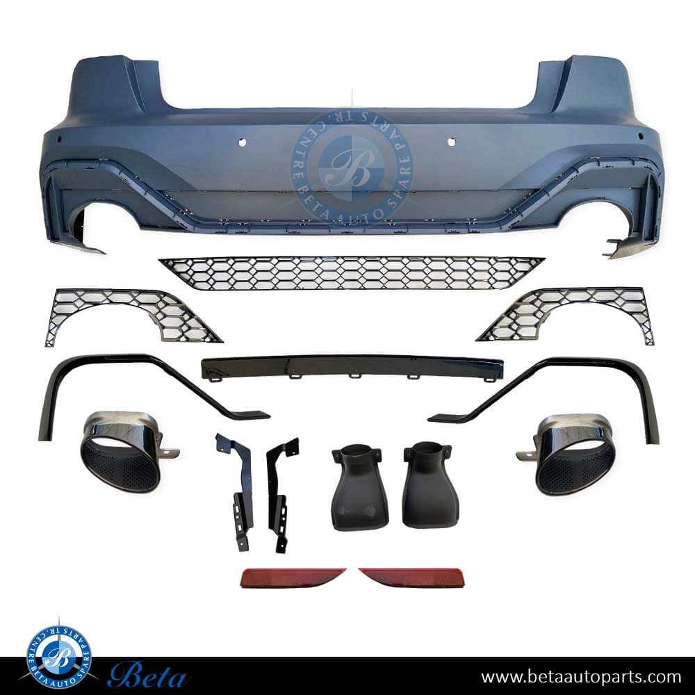 Rear Bumper assembly RS6 look for Sedan for Audi A6 2019-Up models, Part Number 4K9807067H Rear Bumper assembly RS6 look for Sedan for Audi A6 2019-Up models, Part Number 4K9807067H